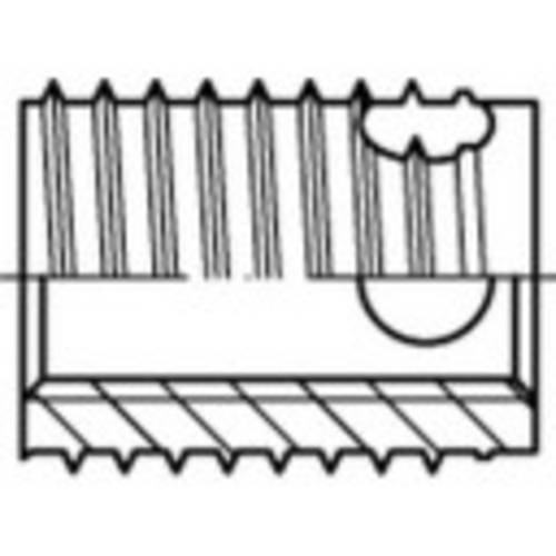 Alstertaler Schrauben & Präzisionsteile 159848 Gewindeeinsätze M6 8mm 100St.