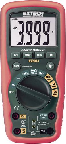 Extech EX503 Hand-Multimeter digital Wasserdicht (IP67) CAT III 1000 V