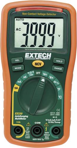 Extech EX330 Hand-Multimeter digital CAT III 600V Anzeige (Counts): 4000