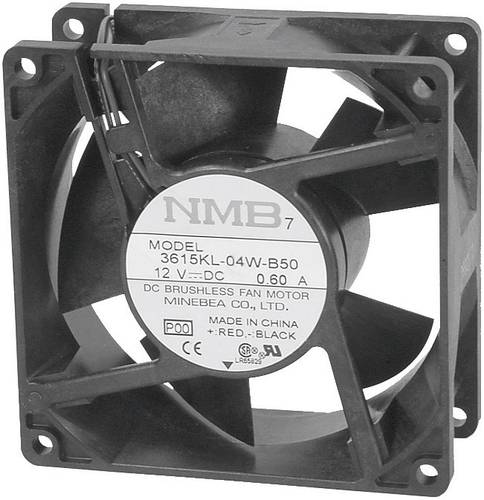 NMB Minebea 3610KL-04W-B50-P00 Axiallüfter 12 V/DC 93 m³/h (L x B x H) 92 x 92 x 25mm