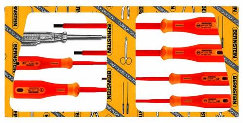 Bernstein Tools for Electronics 14-650-VDE VDE Schraubendreher-Set 7teilig Schlitz