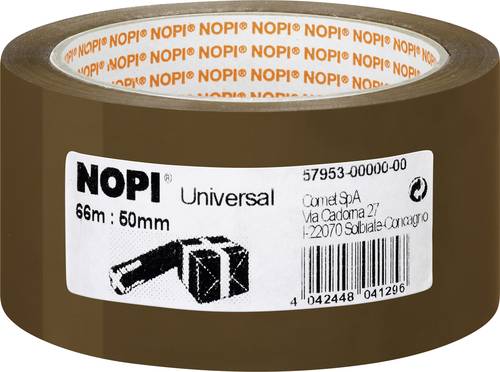 Nopi UNIVERSAL 57953-00000-00 Packband Braun (L x B) 66m x 50mm