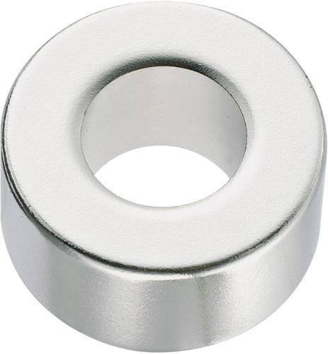 506000 Permanent-Magnet Ring (Ø x H) 20mm x 10mm N35 1.18 - 1.24 T Grenztemperatur (max.): 80°C