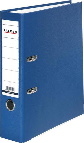 Falken Ordner PP-Color DIN A4 Rückenbreite: 80mm Blau 2 Bügel 9984063