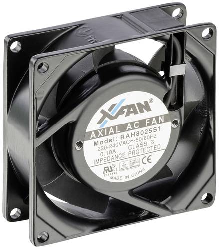 X-Fan RAH8025S1 Axiallüfter 230 V/AC 24 m³/h (L x B x H) 80 x 80 x 25mm