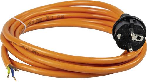 AS Schwabe 70919 Strom Anschlusskabel Orange 5.00m