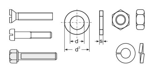 803596 Kombi-Schrauben-Sortiment Nachfüllpackung 3000 Teile