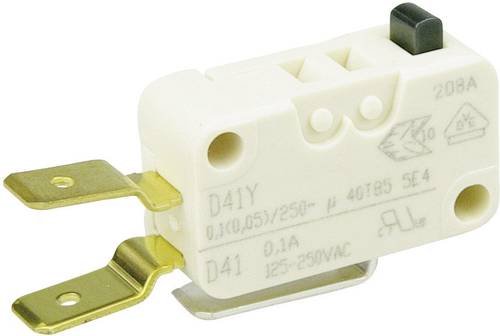 ZF D413-V3AA Mikroschalter D413-V3AA 250 V/AC 0.1A 1 x Ein/(Ein) tastend