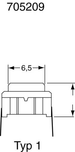 MEC 3CSH9 3CSH9 Drucktaster 24 V/DC 0.05A 1 x Aus/(Ein) tastend IP67