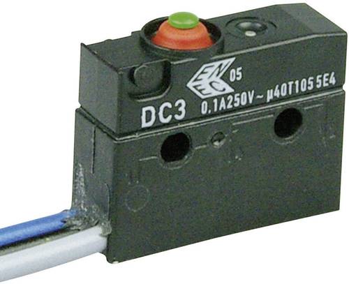 ZF DC3C-C3AA Mikroschalter DC3C-C3AA 250 V/AC 0.1A 1 x Ein/(Ein) IP67 tastend 1St.