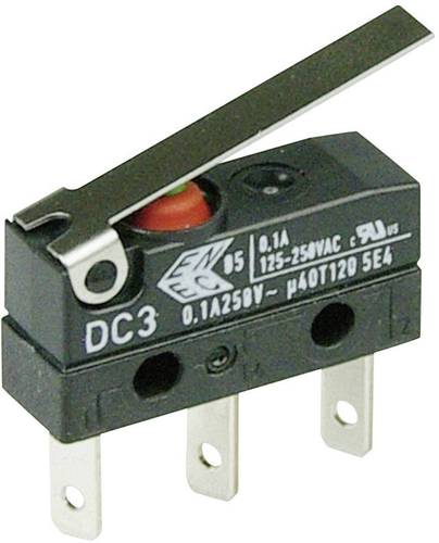 ZF DC3C-L1LC Mikroschalter DC3C-L1LC 250 V/AC 0.1A 1 x Ein/(Ein) IP67 tastend 1St.