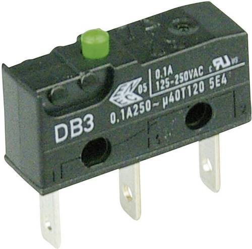 ZF DB3C-B1AA Mikroschalter DB3C-B1AA 250 V/AC 0.1A 1 x Ein/(Ein) tastend