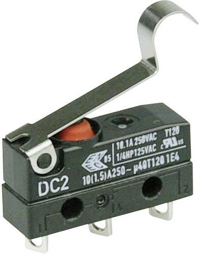 ZF DC2C-A1SC Mikroschalter DC2C-A1SC 250 V/AC 10A 1 x Ein/(Ein) IP67 tastend 1St.