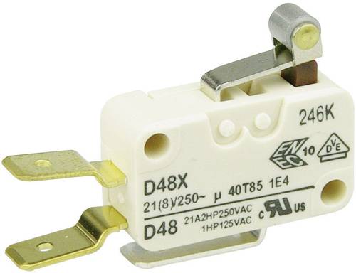 ZF D489-V3RA Mikroschalter D489-V3RA 250 V/AC 21A 1 x Ein/(Ein) tastend 1St.