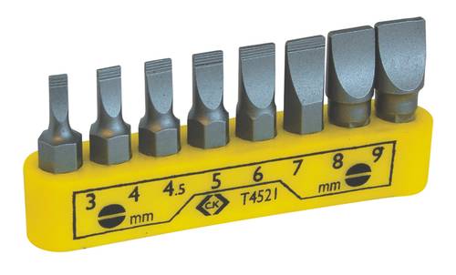 C.K T4521 Bit-Set 8teilig Schlitz