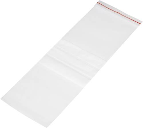 Druckverschlussbeutel mit Beschriftungsstreifen (B x H) 100mm x 300mm Transparent Polyethylen