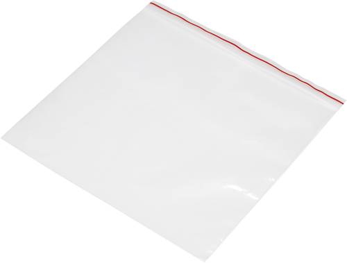 Druckverschlussbeutel ohne Beschriftungsstreifen (B x H) 200mm x 200mm Transparent Polyethylen