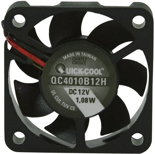 QuickCool QC4010B12H Axiallüfter 12 V/DC 12.23 m³/h (L x B x H) 40 x 40 x 10mm