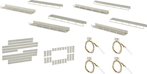 Viessmann Modelltechnik 6045 Beleuchtungs-Start-Set Passend für (Modellbahn): Gebäude 1St.