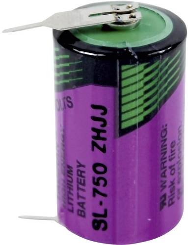 Tadiran Batteries SL 750 PR Spezial-Batterie 1/2 AA U-Lötpins Lithium 3.6V 1100 mAh 1St.