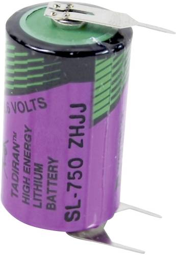 Tadiran Batteries SL 750 PT Spezial-Batterie 1/2 AA U-Lötpins Lithium 3.6V 1100 mAh 1St.