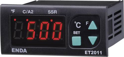 Enda ET2011-RT-230 PID Temperaturregler Pt100 -100 bis +600°C Relais 8 A