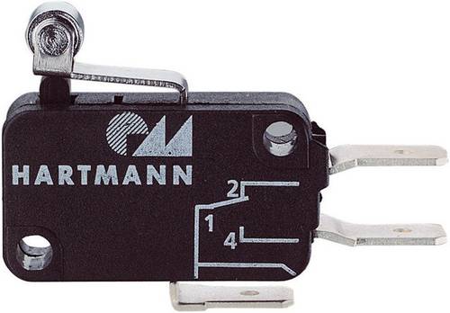 Hartmann PTR 04G01C06B01A Mikroschalter 04G01C06B01A 250 V/AC 16A 1 x Ein/(Ein) tastend 1St.