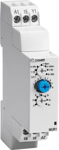 Crouzet 88827185 MXR1 Zeitrelais Multifunktional 1 St. Zeitbereich: 0.1s - 100h 1 Wechsler