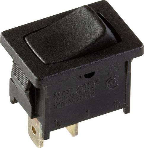 InterBär 3633-006.22 Wipptaster 3633-006.22 250 V/AC 6A 1 x Aus/(Ein) tastend 1St.