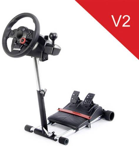 Wheel Stand Pro Driving Force GT/PRO/EX/FX Deluxe V2 Lenkrad Halterung Schwarz