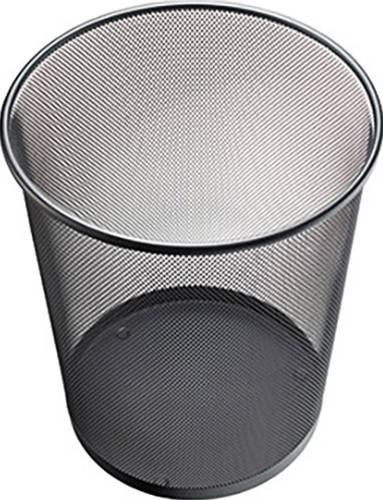 Helit the circle network H2518595 Papierkorb 15l (Ø x H) 265mm x 280mm Metall Schwarz 1St.