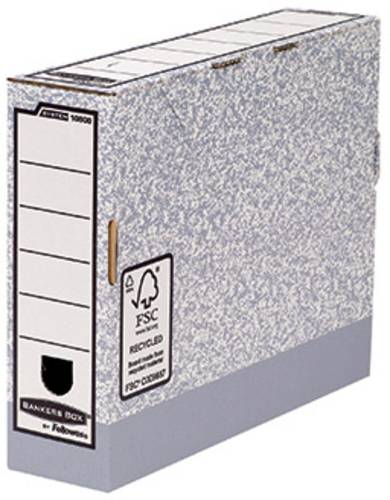 Bankers Box Archivschachtel 1080001 80mm x 260mm x 315mm Grau