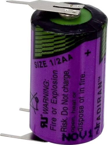 Tadiran Batteries SL 350 PT Spezial-Batterie 1/2 AA U-Lötpins Lithium 3.6V 1200 mAh 1St.