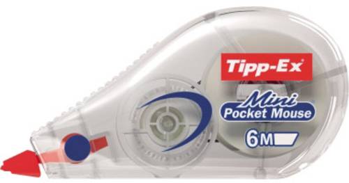 Tipp-Ex Korrekturroller Mini Pocket Mouse 5mm Weiß 6m