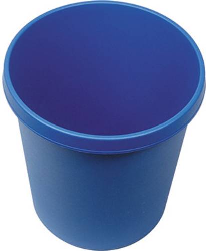 Helit the german H6105834 Papierkorb 18l (Ø x H) 315mm x 335mm Polypropylen Blau