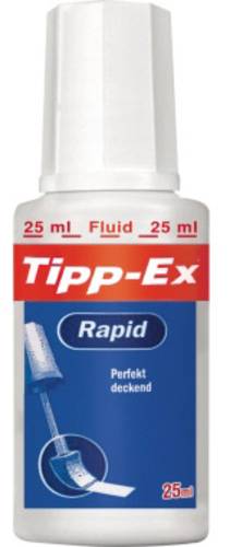 Tipp-Ex Korrekturflüssigkeit Rapid 25ml Weiß