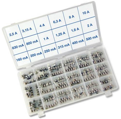 Püschel Feinsicherungen SORTI18FB SORTI18FB Feinsicherung (Ø x L) 5mm x 20mm Flink -F- Inhalt 180St.