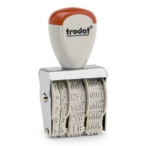 Trodat CLASSIC 1020 Datumsstempel 35 x 5mm (B x H) Silber