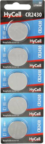 HyCell Knopfzelle CR 2430 3V 5 St. 300 mAh Lithium CR2430