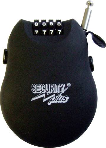 Security Plus RB76-2 Kabelschloss Schwarz Zahlenschloss