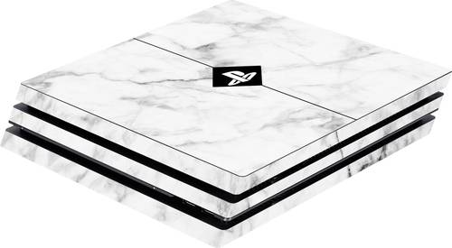 Software Pyramide Skin für PS4 Pro Konsole White Marble Cover PS4 Pro