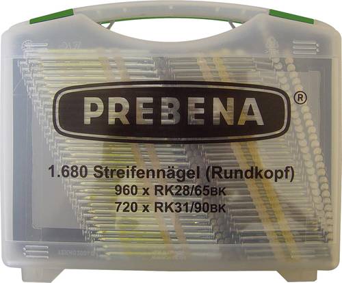 Prebena RK-Box Rundkopf-Streifennägel-Set 1680St.