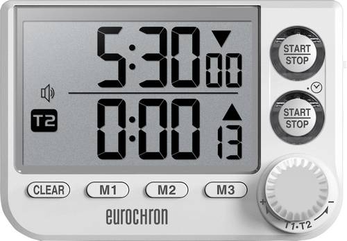 Eurochron EDT 8002 Timer Weiß digital