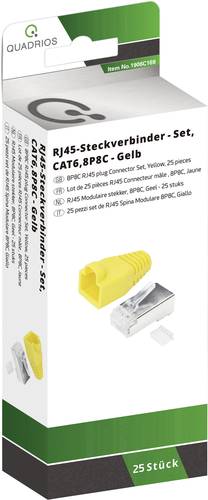 Quadrios RJ-45 Steckverbinder Set-CAT 6 1906C169 Stecker