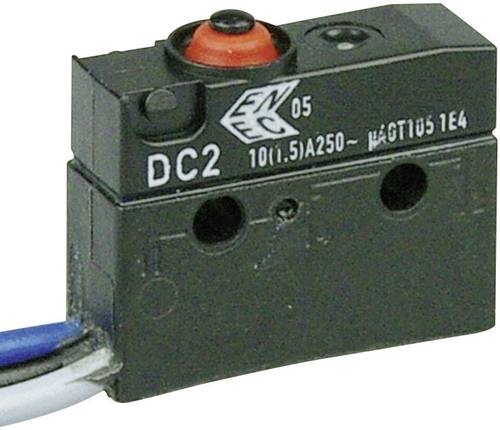 ZF DC2C-C3AA Mikroschalter DC2C-C3AA 250 V/AC 10A 1 x Ein/(Ein) IP67 tastend 1St.