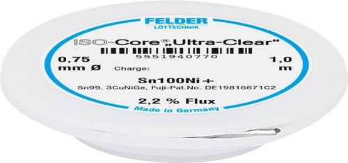 Felder ISO-Core  Ultra-Clear  Sn100Ni+ Lötzinn