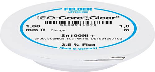 Felder ISO-Core  Clear  Sn100Ni+ Lötzinn Spule Sn99