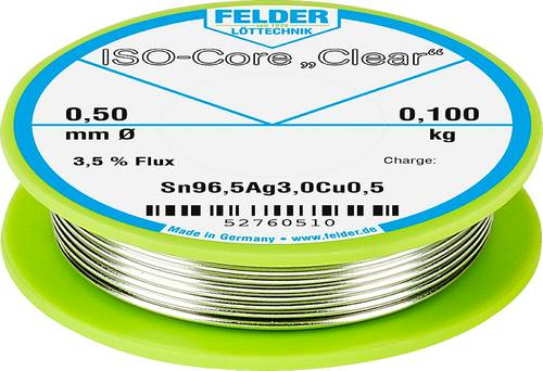 Felder ISO-Core  Clear  SAC305 Lötzinn Spule Sn96