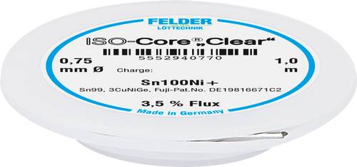 Felder ISO-Core  Clear  Sn100Ni+ Lötzinn