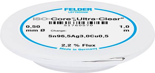 Felder ISO-Core  Ultra Clear  SAC305 Lötzinn Spule Sn96